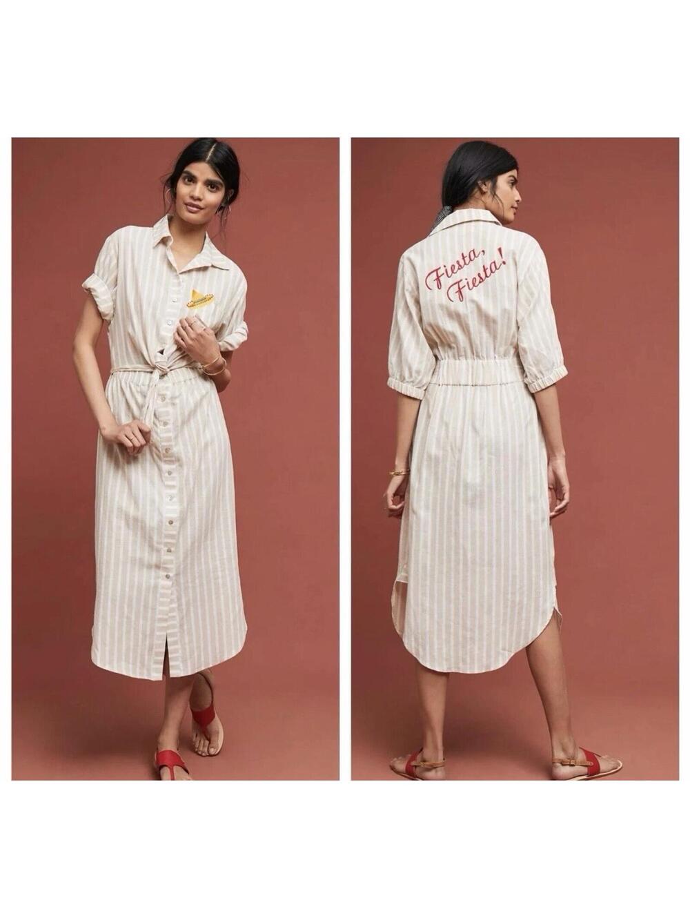 New Anthropologie Corey Lynn Calter Fiesta Fiesta Dress Size Small